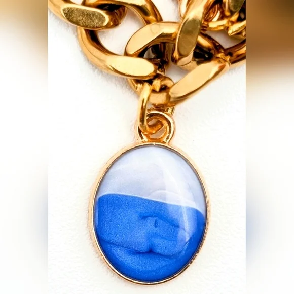 NWOT FabuLove Beach Bliss Gold Charm Bracelet - Picture 5 of 15